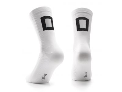 ASSOS Poker 0 ponožky, bílá