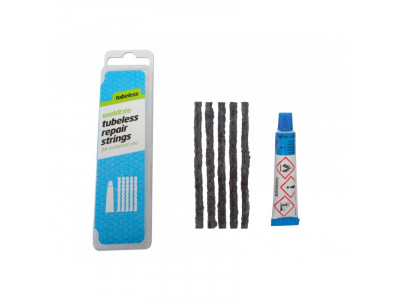 Weldtite tubeless tire repair kit 5 pcs with glue