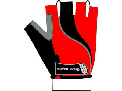 Silver Wing BASIC rukavice, červená