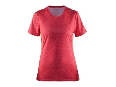 Craft Mind SS Damen T-Shirt, rosa mit Aufdruck
