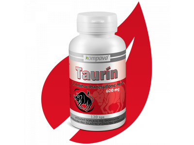 Kompava Taurin 600 mg/120 kps