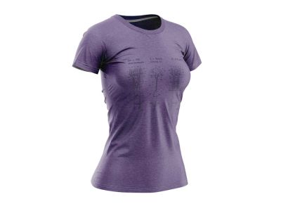 Northfinder MADELEINE dámské tričko, purplemelange