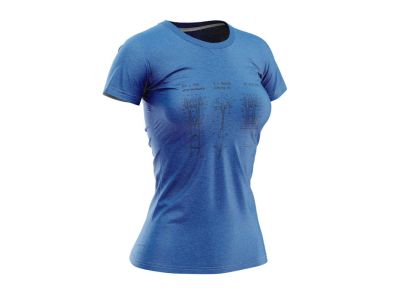 Northfinder MADELEINE women&amp;#39;s t-shirt, bluemelange