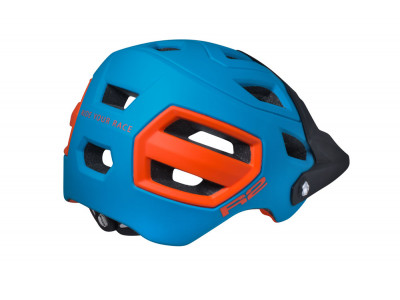 R2 Trail MTB helmet blue / orange matt