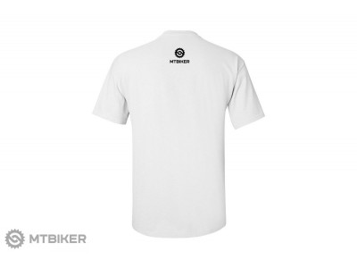 MTBIKER Logo fehér póló