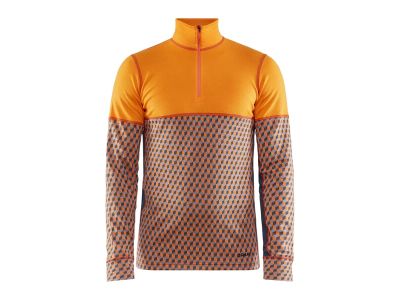 Craft Merino 240 Zip T-shirt, orange