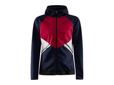 CRAFT Glide Hood women&#39;s jacket, navy blue/pink