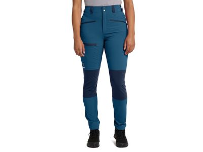Pantaloni de damă Haglöfs Mid Slim, albastru/albastru închis
