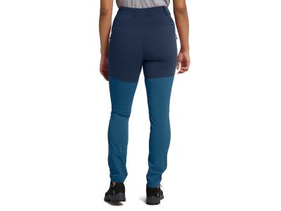 Pantaloni de damă Haglöfs Mid Slim, albastru/albastru închis