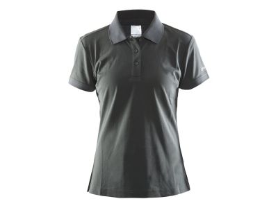 CRAFT Classic Polo Damen T-Shirt, dunkelgrau