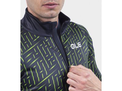 ALÉ PR-R GREEN BOLT bunda, černá/fluo zelená