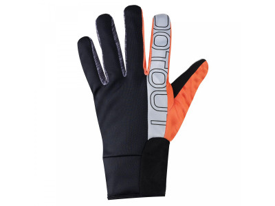 Dotout Thermal Glove gloves, black/fluo orange 