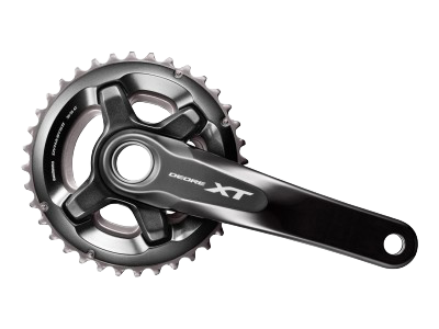 Cranks with double chainring