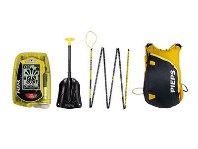 Avalanche equipment for ski touring