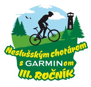 Logo: Neslušským chotárom s GARMIN-om