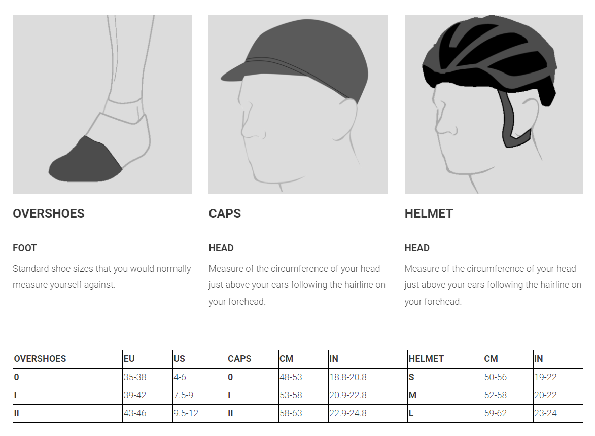 Assos size chart