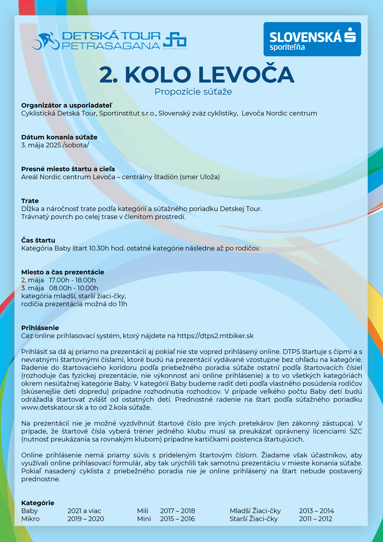 DTPS 2025 Levoča Propozície 1