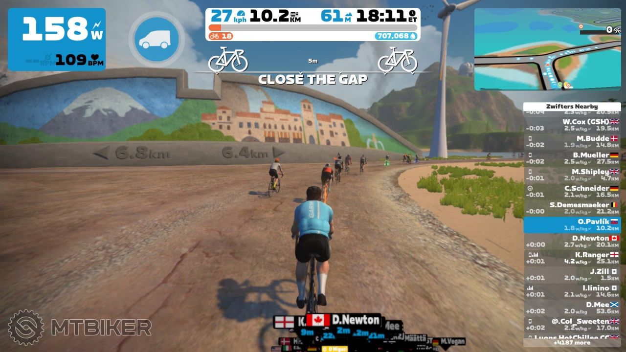 Trenažér - Zwift - Pace Partner Ride: Flat Route In Watopia With Miguel ...